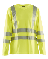 Blaklader 3497 Women's Hi-Vis UV Anti-Odor Long Sleeve T-Shirt - Yellow Hi-Vis - Trusted Gear Company LLC