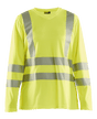 Blaklader 3497 Women's Hi-Vis UV Anti-Odor Long Sleeve T-Shirt - Yellow Hi-Vis - Trusted Gear Company LLC