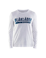 Blaklader 3557 Long Sleeve T-Shirt with Blaklader Logo - White - Trusted Gear Company LLC