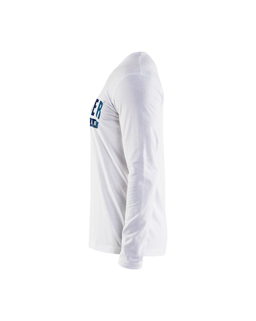 Blaklader 3557 Long Sleeve T-Shirt with Blaklader Logo - White - Trusted Gear Company LLC