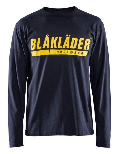 Blaklader 3557 Long Sleeve T-Shirt with Blaklader Logo - Dark Navy - Trusted Gear Company LLC