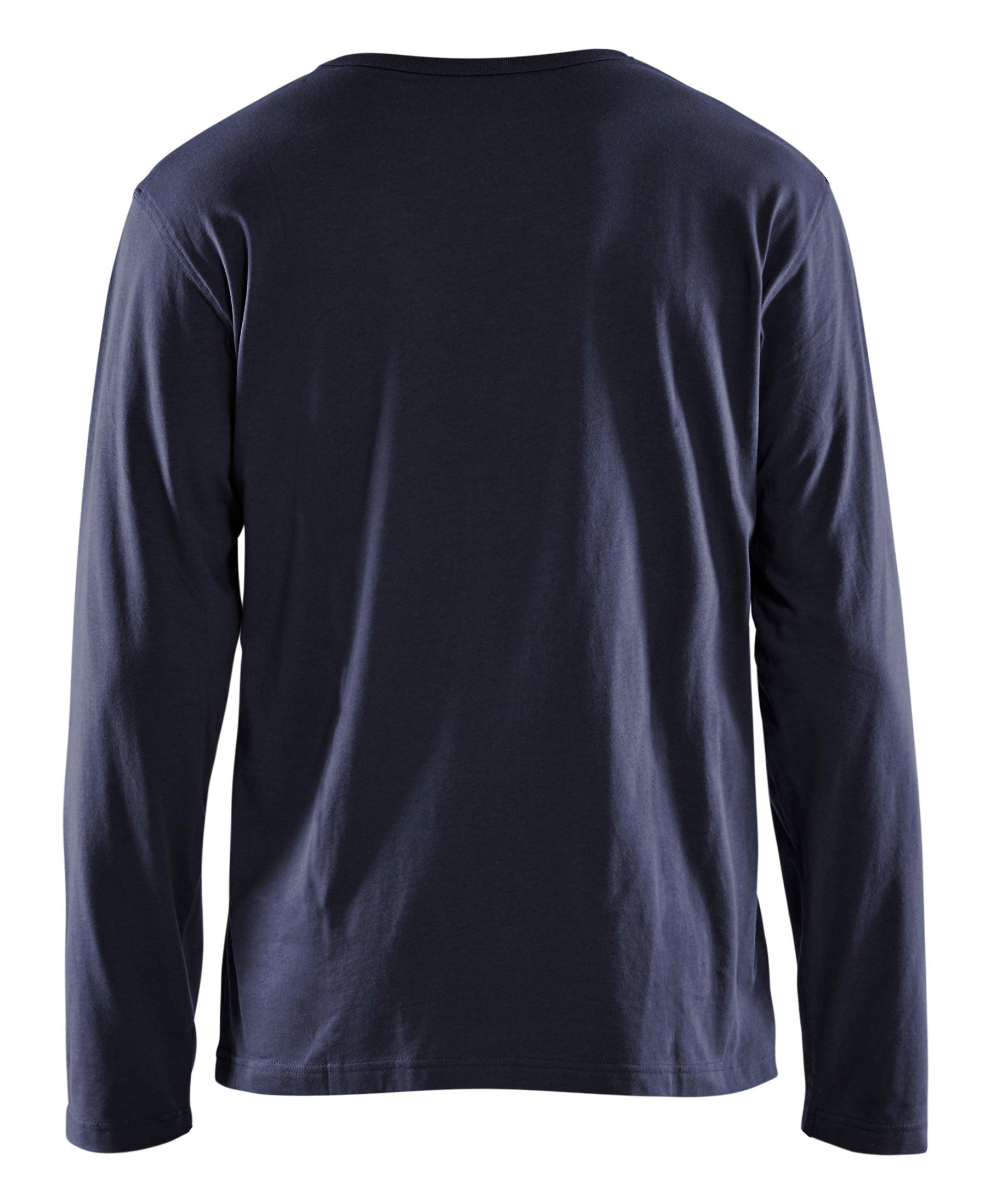 Blaklader 3557 Long Sleeve T-Shirt with Blaklader Logo - Dark Navy - Trusted Gear Company LLC