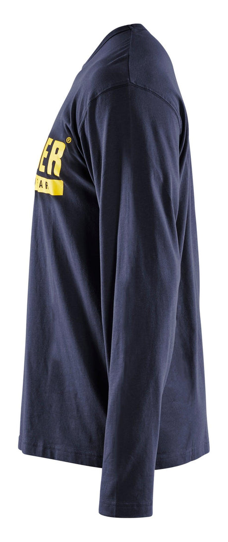 Blaklader 3557 Long Sleeve T-Shirt with Blaklader Logo - Dark Navy - Trusted Gear Company LLC