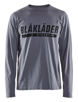 Blaklader 3557 Long Sleeve T-Shirt with Blaklader Logo - Grey - Trusted Gear Company LLC