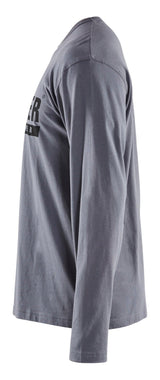 Blaklader 3557 Long Sleeve T-Shirt with Blaklader Logo - Grey - Trusted Gear Company LLC