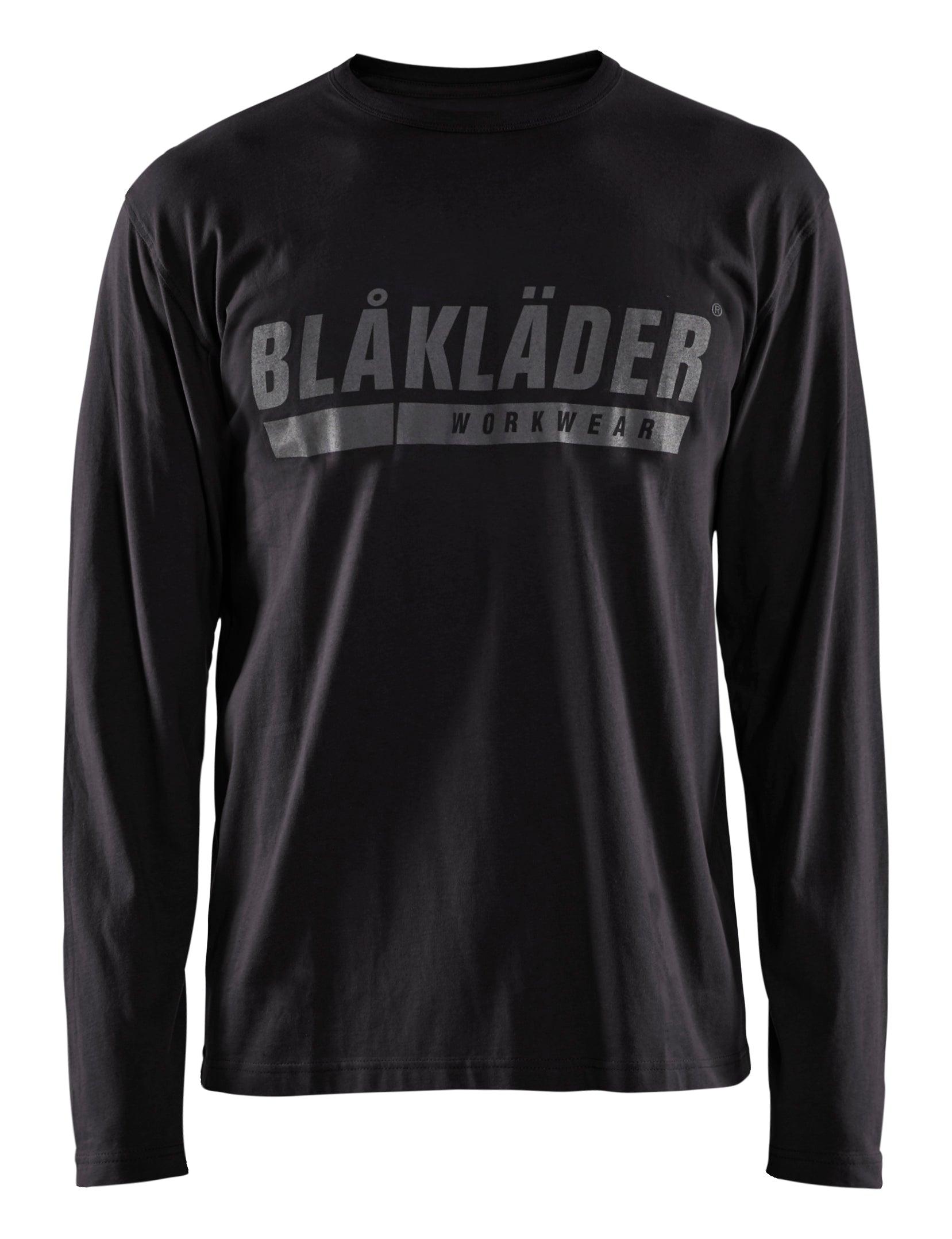 Blaklader 3557 Long Sleeve T-Shirt with Blaklader Logo - Black - Trusted Gear Company LLC