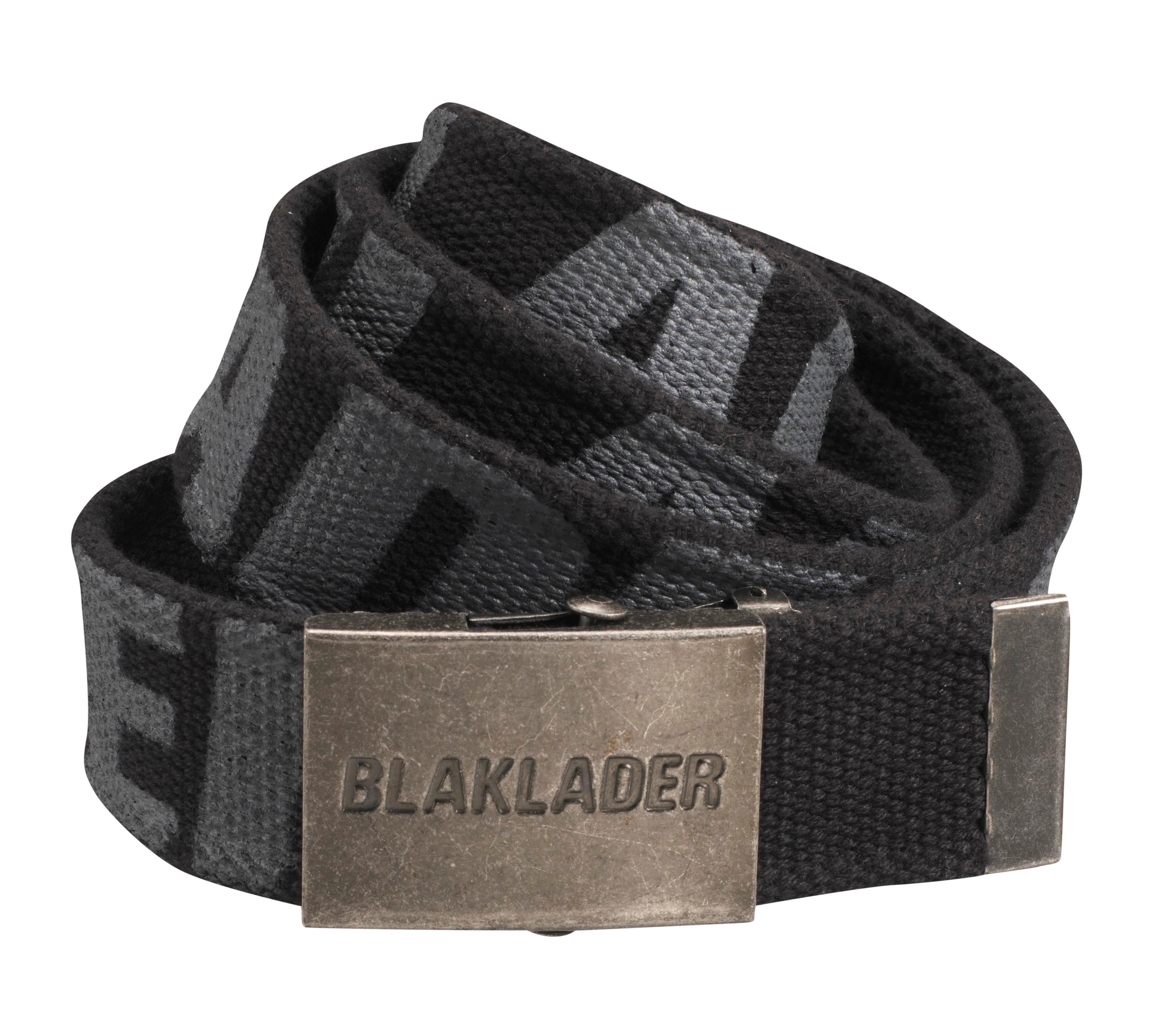 Blaklader 4033 Reversible Web Belt with Blaklader Print - Black/Grey Print - Trusted Gear Company LLC