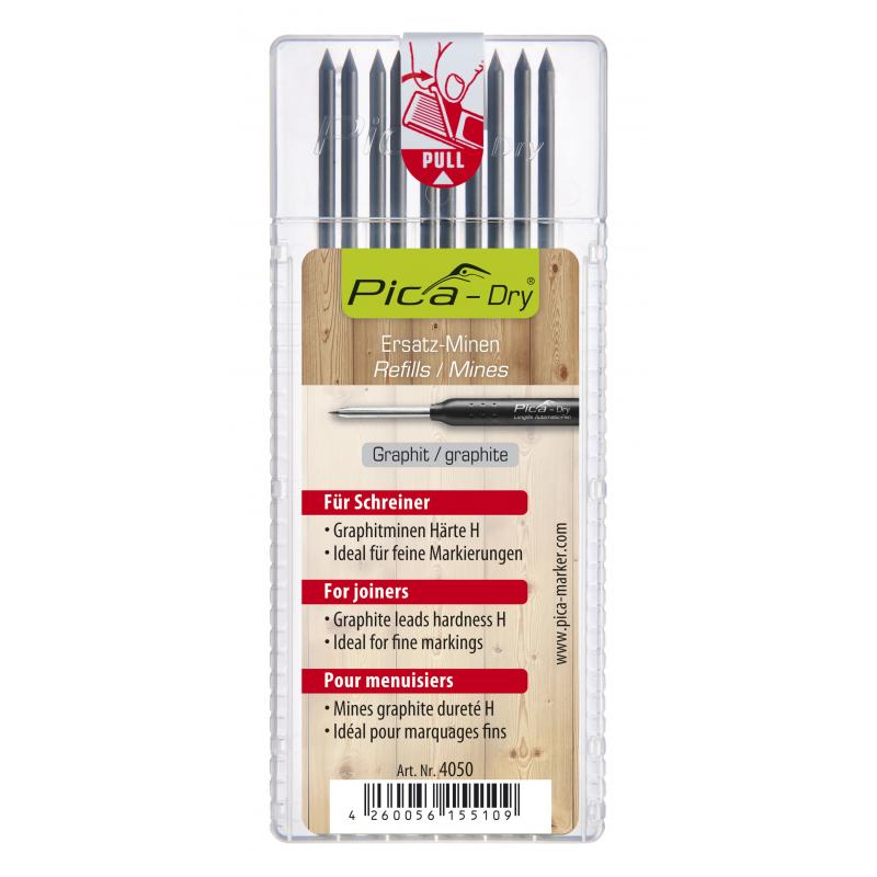 Pica Dry Refill - 4050 Graphite H - 10/pack