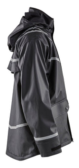 Blaklader 4317 Waterproof Rain Jacket with Reflective Details - Black - Trusted Gear Company LLC