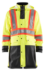 Blaklader 4318 Hi-Vis Waterproof Trench Coat - Yellow Hi-Vis/Black - Trusted Gear Company LLC