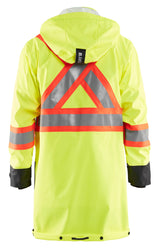 Blaklader 4318 Hi-Vis Waterproof Trench Coat - Yellow Hi-Vis/Black - Trusted Gear Company LLC
