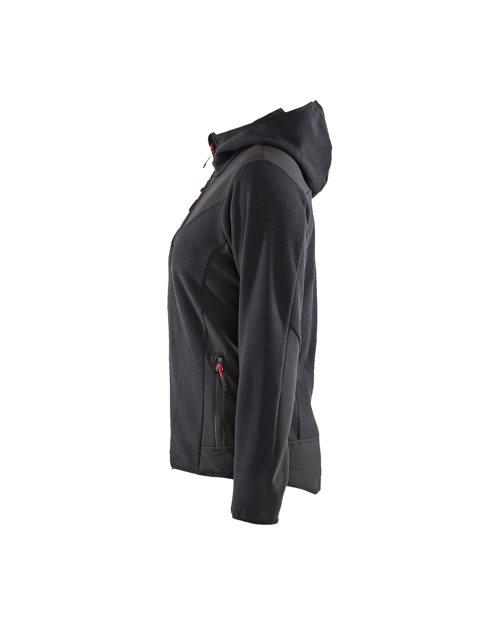 Blaklader 4741 Women's Knitted Fleece Jacket - Dark Grey/Black