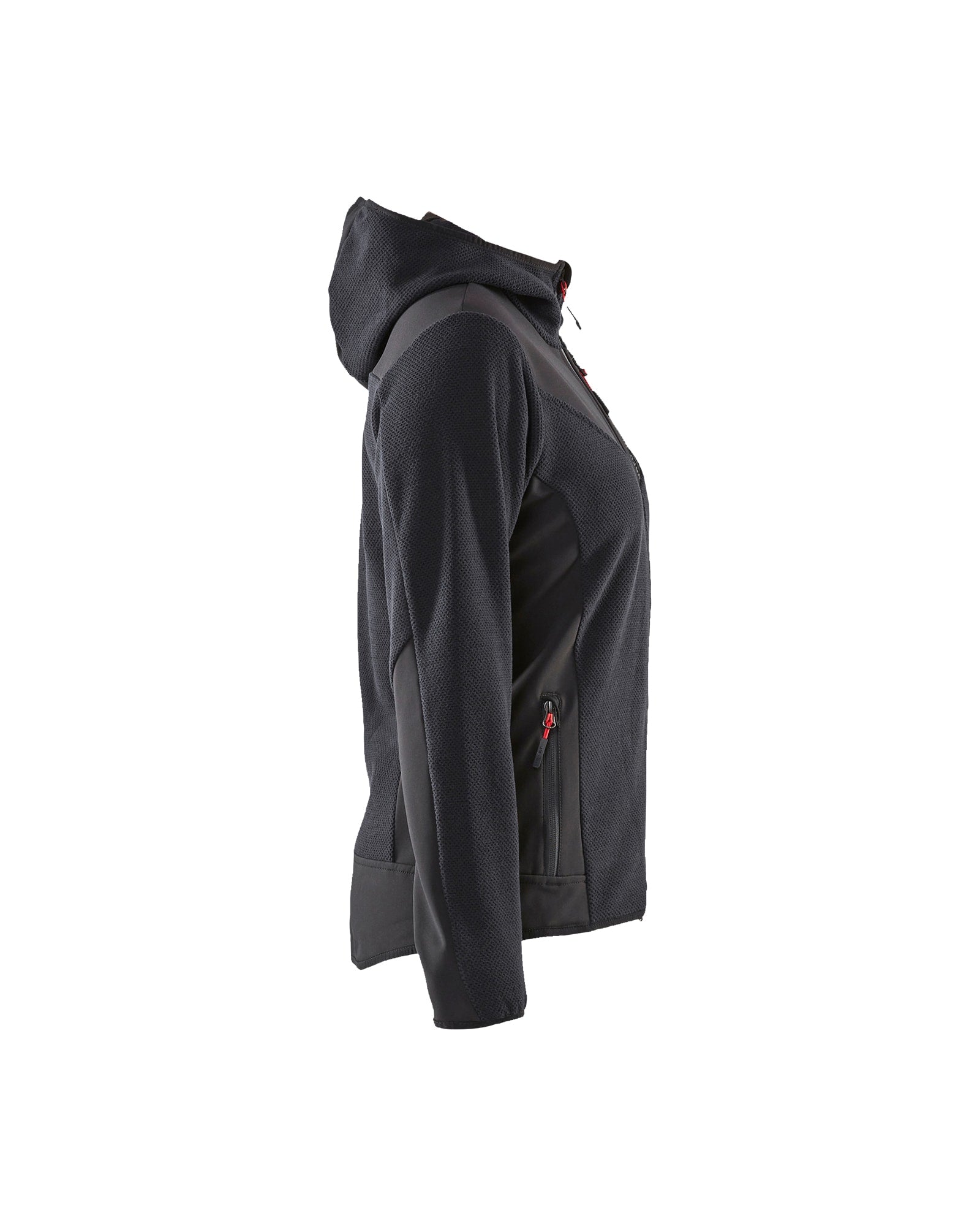 Blaklader 4741 Women's Knitted Fleece Jacket - Dark Grey/Black