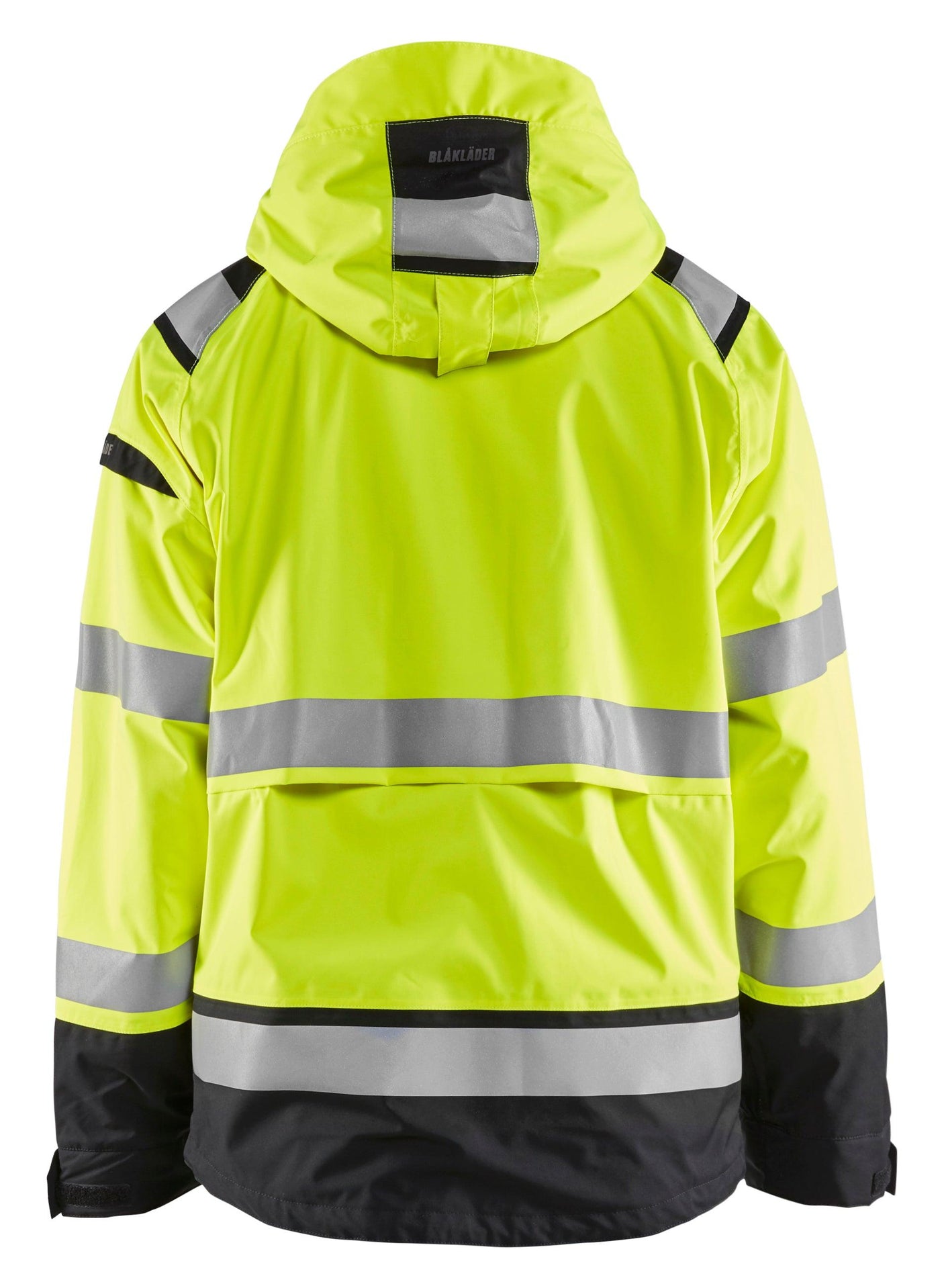 Blaklader 4787 Hi-Vis Premium Waterproof Shell Jacket - Yellow Hi-Vis/Black - Trusted Gear Company LLC