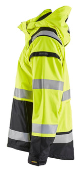 Blaklader 4787 Hi-Vis Premium Waterproof Shell Jacket - Yellow Hi-Vis/Black - Trusted Gear Company LLC