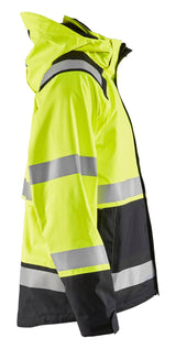 Blaklader 4787 Hi-Vis Premium Waterproof Shell Jacket - Yellow Hi-Vis/Black - Trusted Gear Company LLC