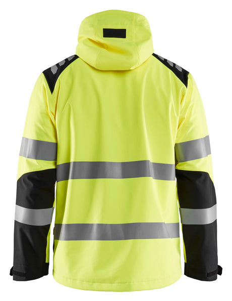 Blaklader 4788 Hi-Vis Water-Resistant Softshell Jacket - Yellow Hi-Vis/Black - Trusted Gear Company LLC