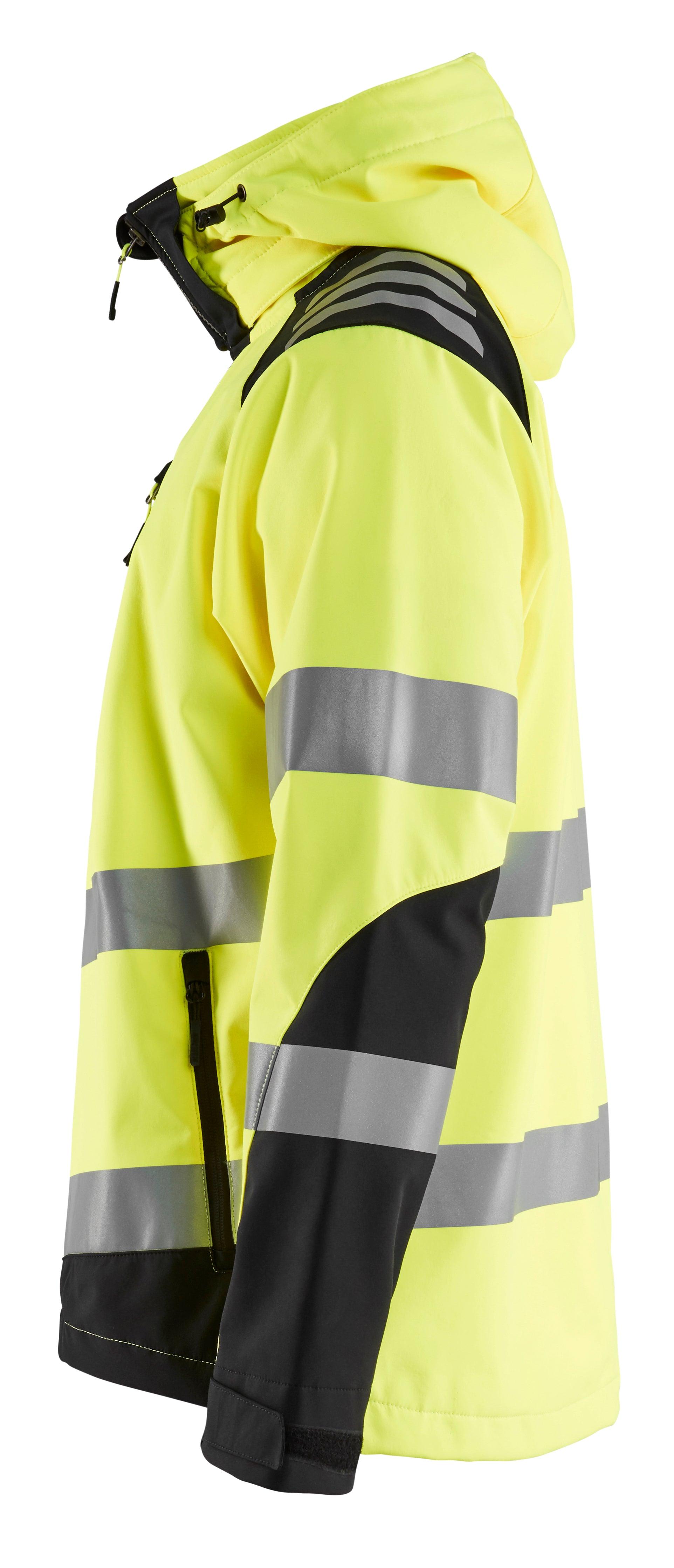 Blaklader 4788 Hi-Vis Water-Resistant Softshell Jacket - Yellow Hi-Vis/Black - Trusted Gear Company LLC