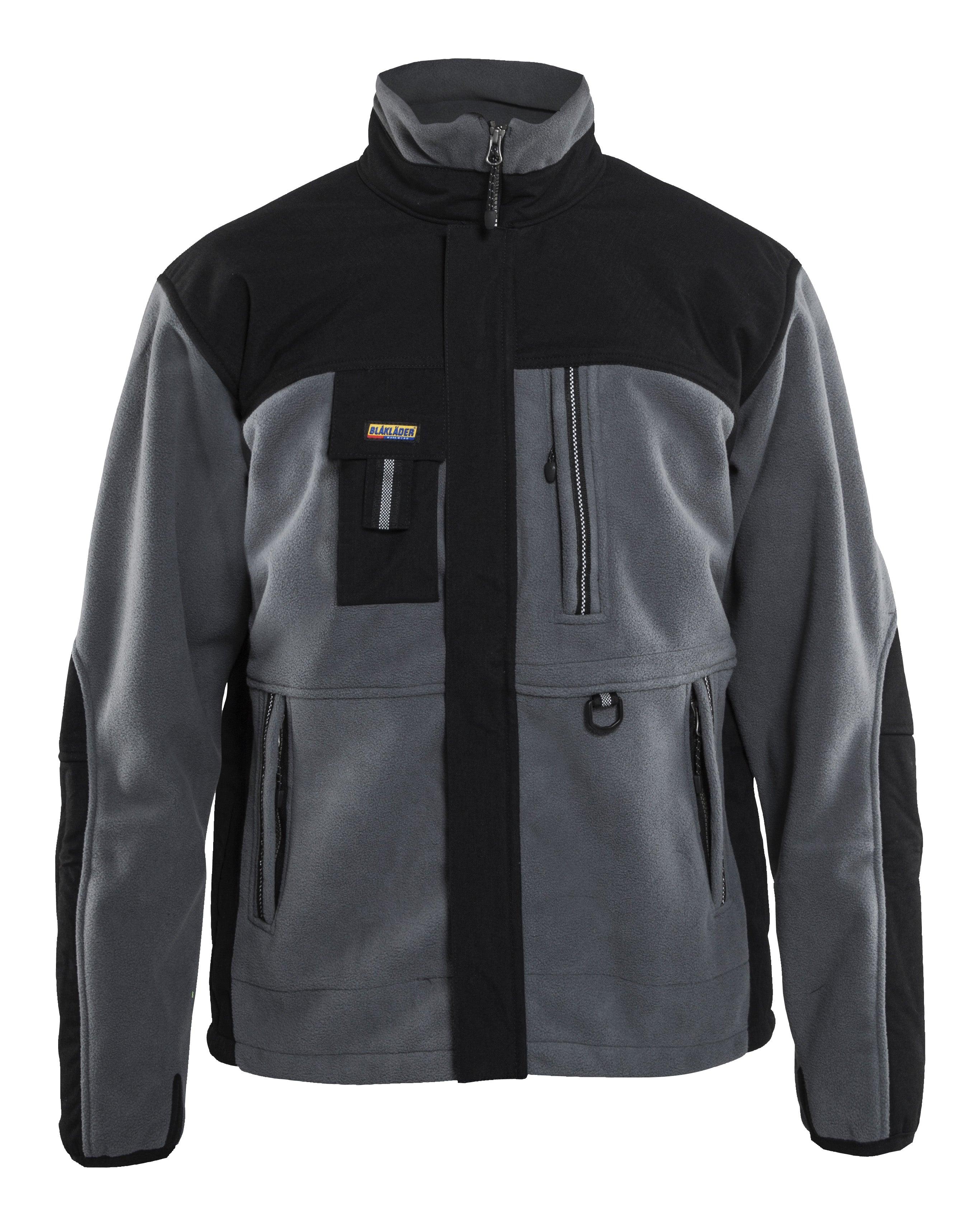 Blaklader 4855 Two Fisted Reinforced Fleece Jacket - Grey/Black - Trusted Gear Company LLC