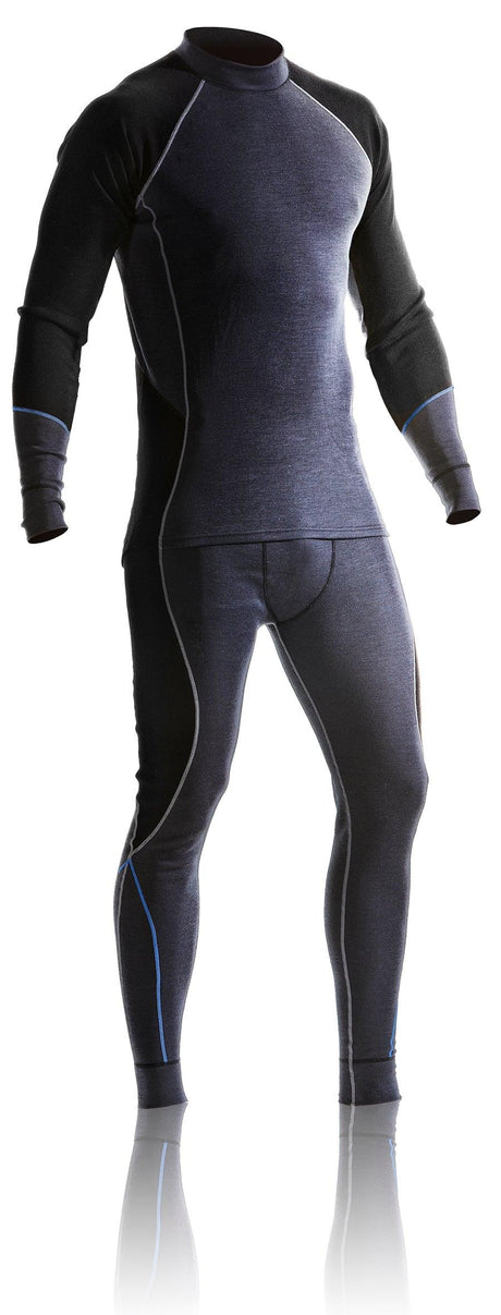 Blaklader 4897 "Warm" Merino Base Layer Top - Grey/Black - Trusted Gear Company LLC