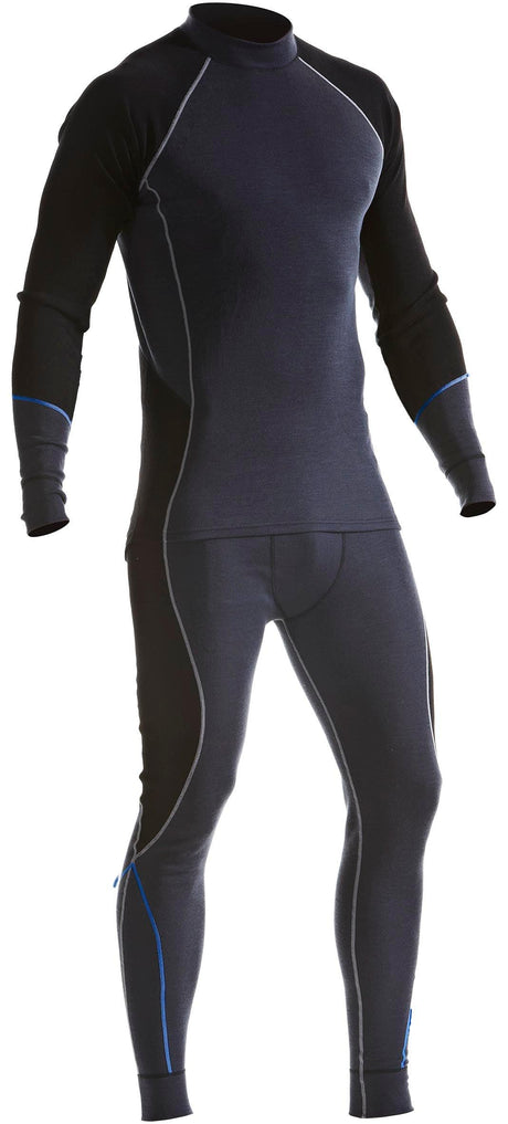Blaklader 4897 "Warm" Merino Base Layer Top - Grey/Black - Trusted Gear Company LLC