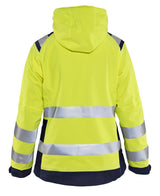 Blaklader 4968 Women's Hi-Vis Waterproof Premium Shell Jacket - Yellow Hi-Vis/Black - Trusted Gear Company LLC