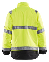 Blaklader 4927 Hi-Vis Waterproof Winter Lined Jacket - Yellow Hi-Vis/Black - Trusted Gear Company LLC