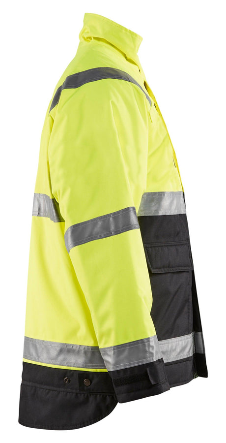 Blaklader 4927 Hi-Vis Waterproof Winter Lined Jacket - Yellow Hi-Vis/Black - Trusted Gear Company LLC