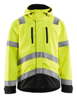 Blaklader 4937 Hi-Vis Waterproof Shell Jacket - Yellow Hi-Vis/Black - Trusted Gear Company LLC