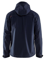 Blaklader 4939 Hooded Water-Resistant Pro Softshell - Dark Navy/Red - Trusted Gear Company LLC