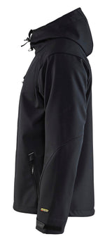 Blaklader 4939 Hooded Water-Resistant Pro Softshell - Black/Silver - Trusted Gear Company LLC