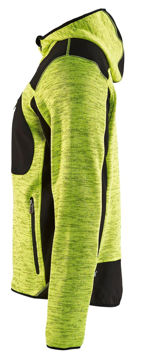 Blaklader 4940 Knitted Hoodie Jacket - Yellow Hi-Vis/Black - Trusted Gear Company LLC
