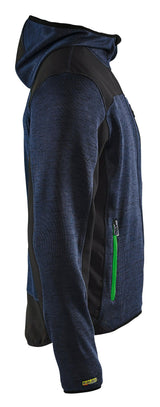 Blaklader 4940 Knitted Hoodie Jacket - Dark Navy/Green - Trusted Gear Company LLC