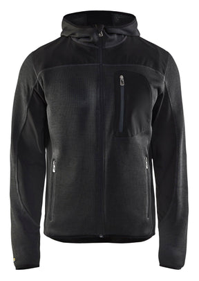 Blaklader 4940 Knitted Hoodie Jacket - Dark Grey/Black - Trusted Gear Company LLC