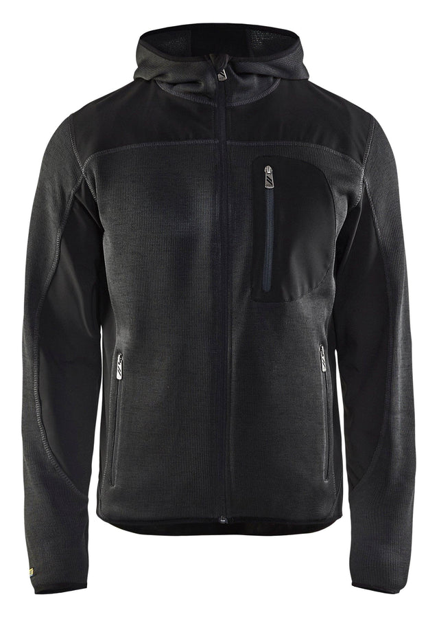 Blaklader 4940 Knitted Hoodie Jacket - Dark Grey/Black - Trusted Gear Company LLC