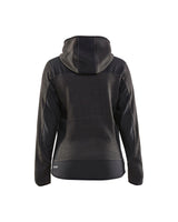 Blaklader 4976 Women's Knitted Hoodie Jacket - Dark Grey/Black - Trusted Gear Company LLC