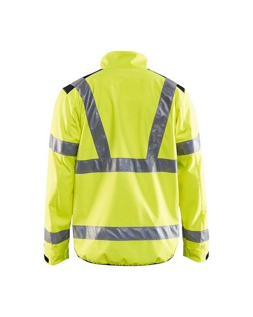 Blaklader 4977 Hi-Vis Water-Resistant Softshell Jacket - Yellow Hi-Vis/Black - Trusted Gear Company LLC