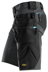 Snickers Workwear 6108 LiteWork Stretch Shorts + Detachable Holster Pockets - Navy/Black