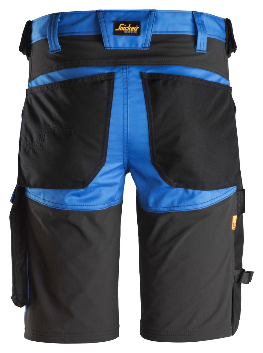 Snickers 6143 AllroundWork Stretch Shorts - 5604 True Blue/Black