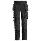 Snickers Workwear 6247 AllroundWork Women's Stretch Trousers+ Holster Pockets - Black/Black