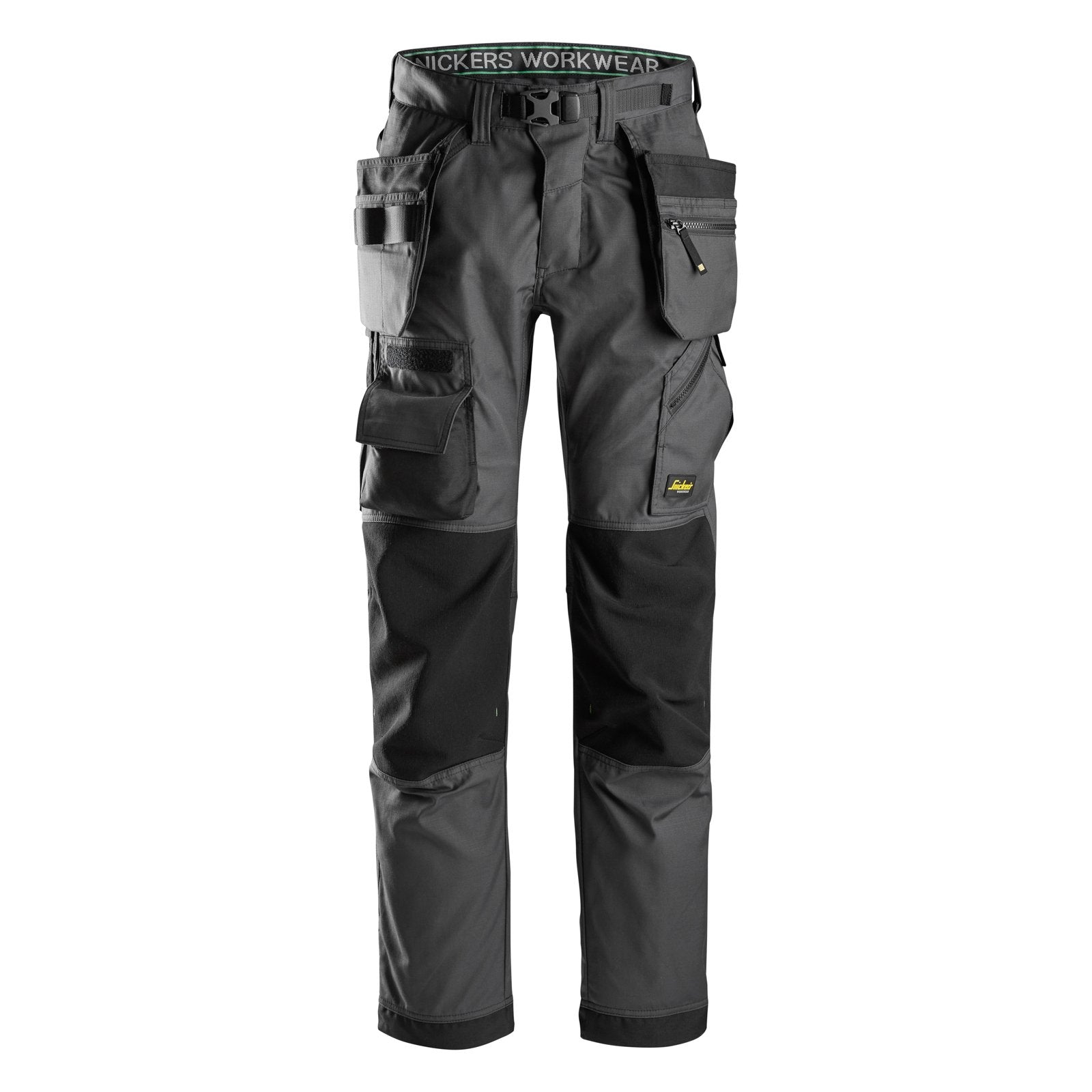 Snickers Workwear 6923 FlexiWork Floorlayer Pant + Holster Pockets - Black/Black