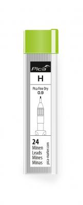 Pica Fine-Dry Refill - 7050 Graphite H - 24/Pack