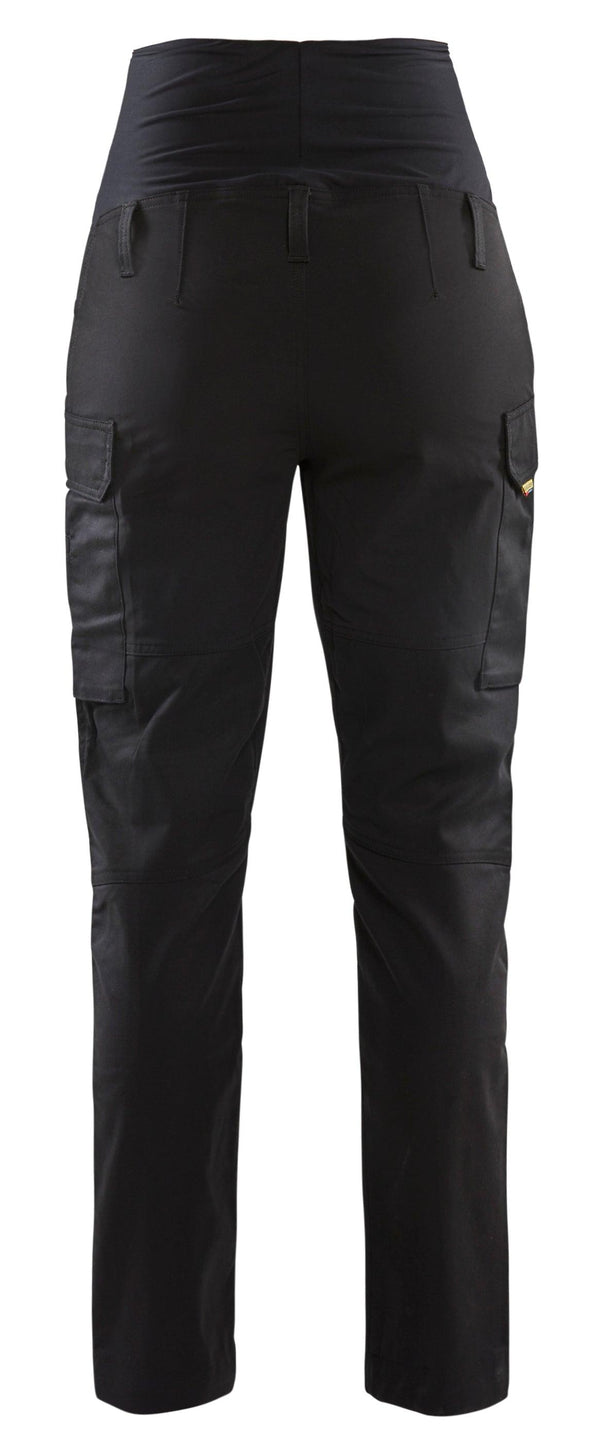 Blaklader 7101 5oz Women's Maternity Service Pants with Stretch - Black - Trusted Gear Company LLC