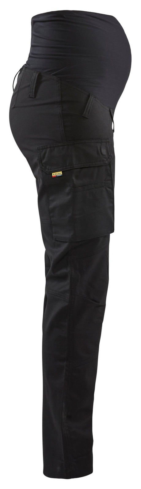 Black Women's Maternity Service Pants with Stretch by Blaklader