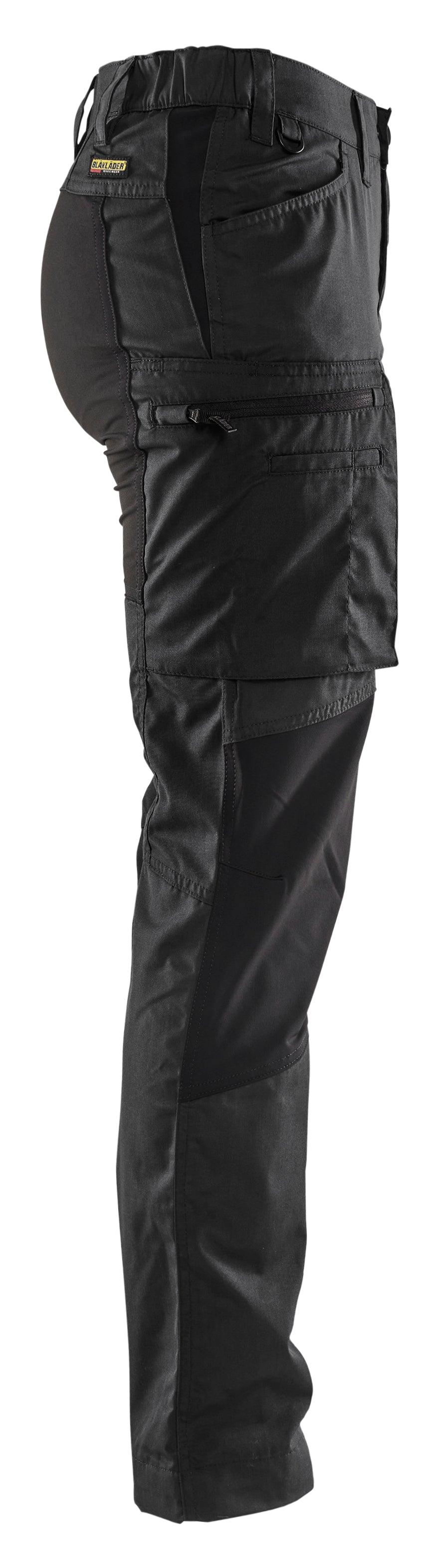 Blaklader 7159 5oz Women's Service Pants with Stretch - Black - Trusted Gear Company LLC
