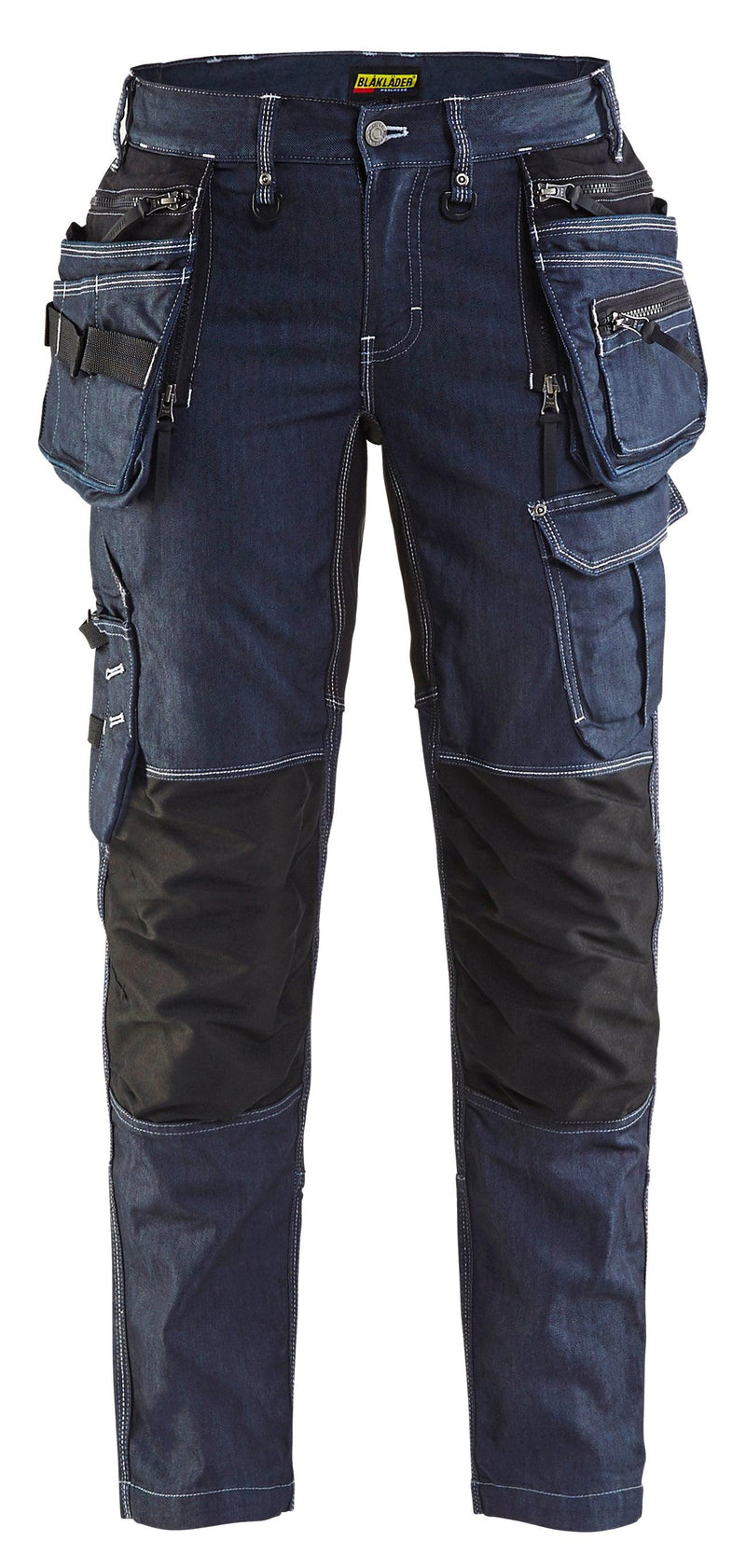 Blaklader 7990 10oz Women's Work Pants with Stretch and Utility Pockets - Navy Blue/Black - Trusted Gear Company LLC