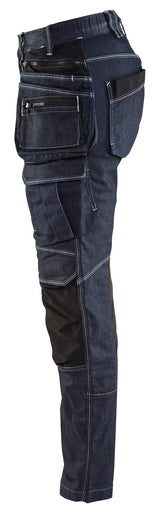Blaklader 7990 10oz Women's Work Pants with Stretch and Utility Pockets - Navy Blue/Black - Trusted Gear Company LLC