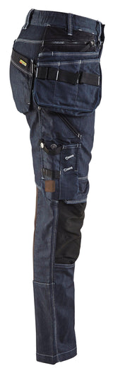 Blaklader 7990 10oz Women's Work Pants with Stretch and Utility Pockets - Navy Blue/Black - Trusted Gear Company LLC