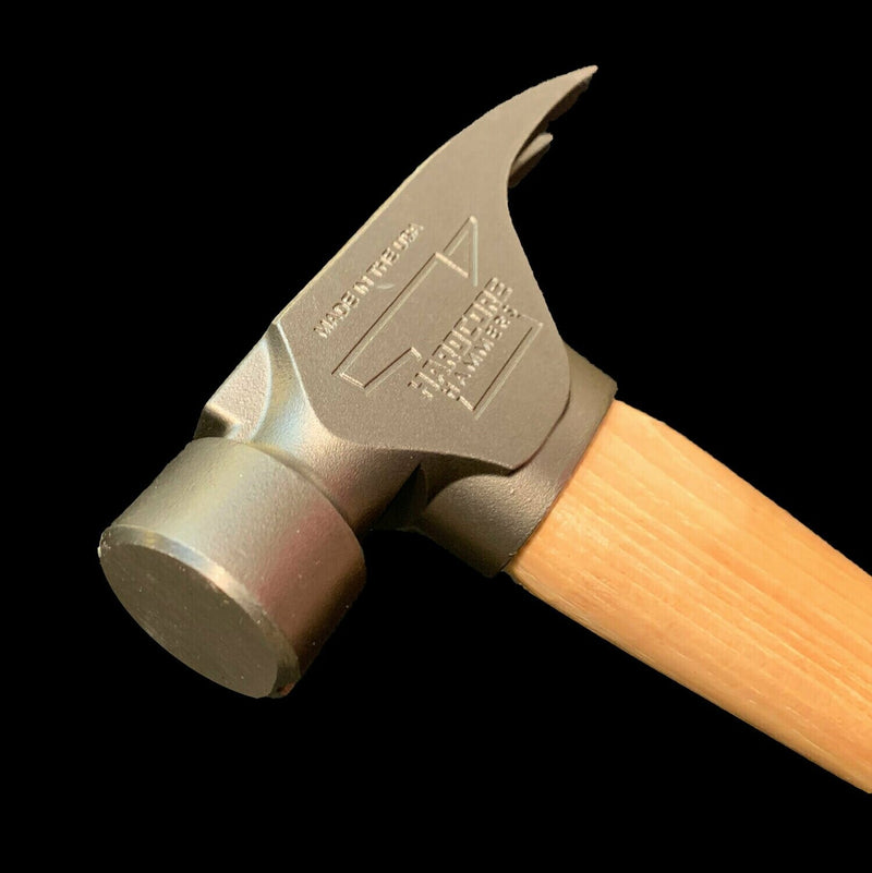 Hardcore Blunt Force Smooth Face Hammer - Natural Hickory - Trusted Gear Company LLC