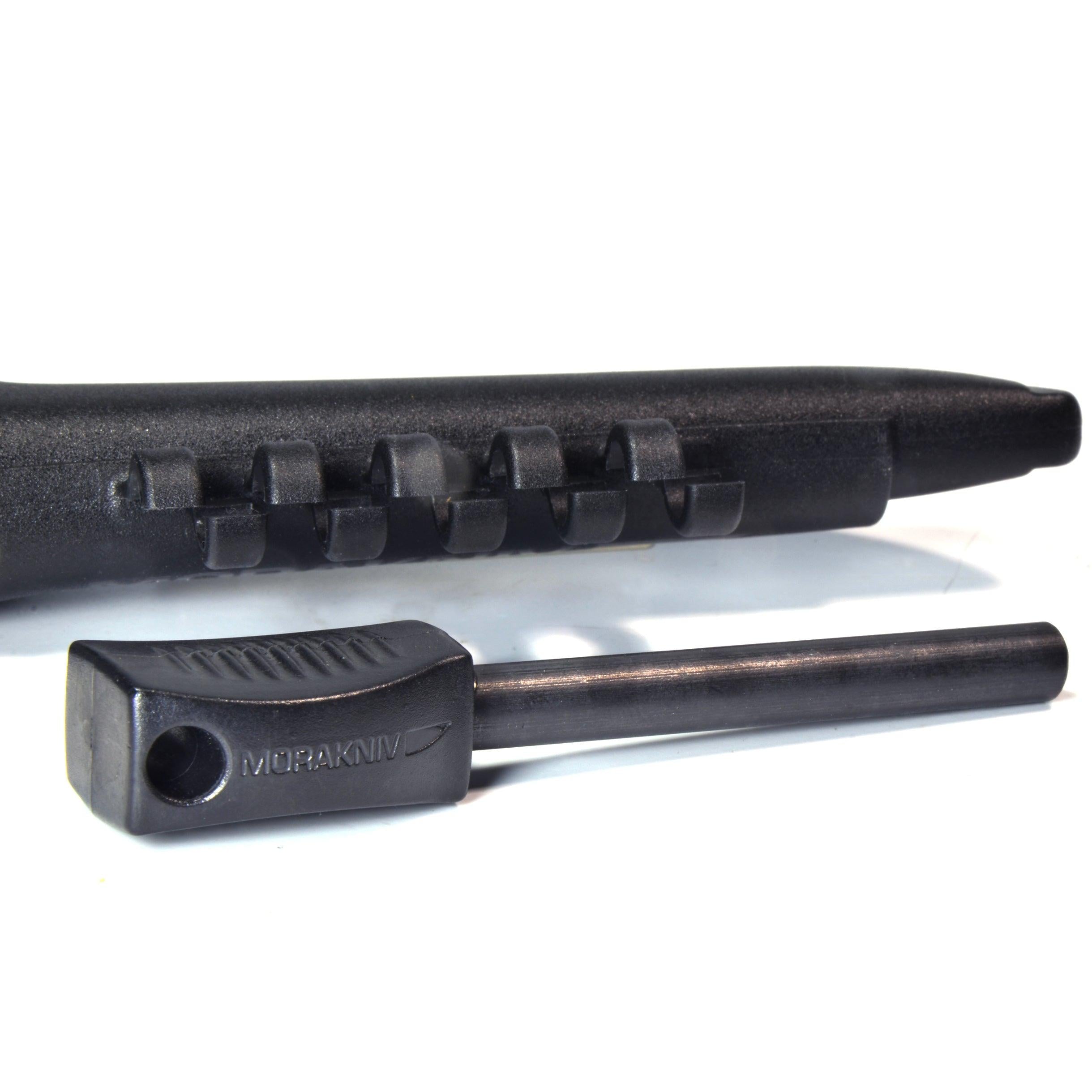 Morakniv® Bushcraft Survival Carbon Knife with Plastic Sheath - Trusted Gear Company LLC